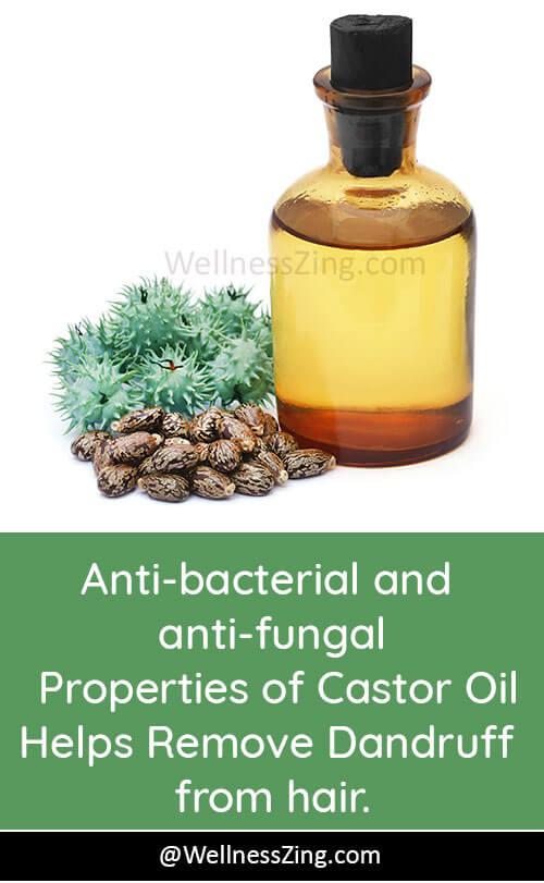Castor Oil for Dandruff Removal from Hair