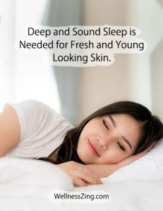 Deep Sleep is Useful for Skin Health