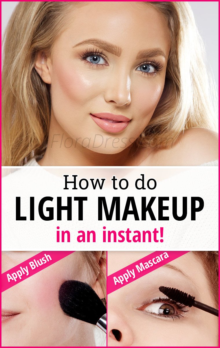 How to do light makeup?
