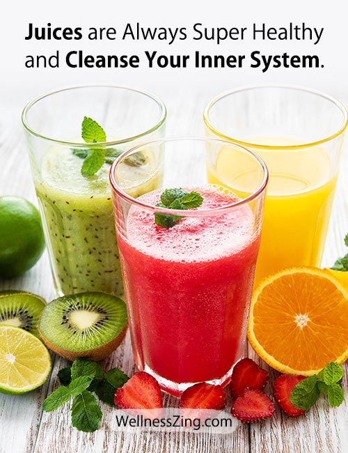 Juices Help Cleaning Your Inner System
