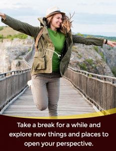 Take a break go on vacation to reduce stress