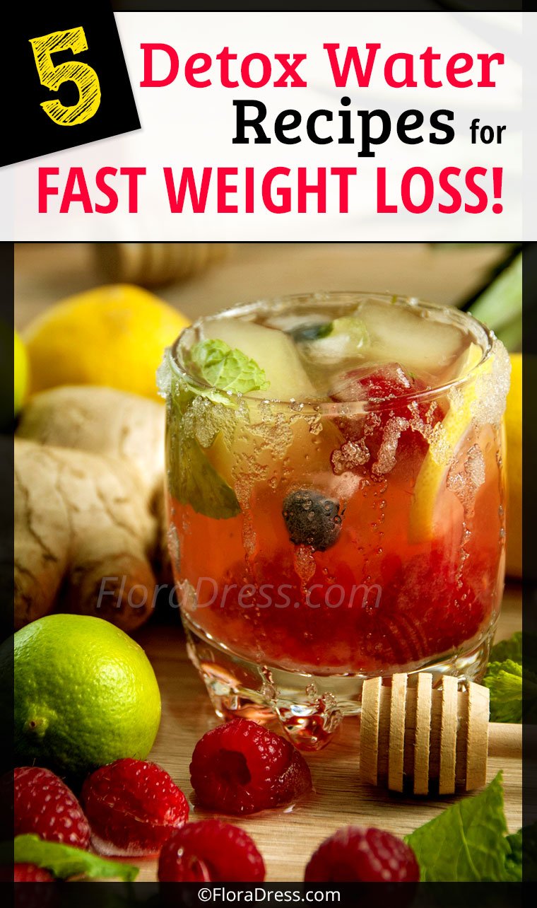 5 Detox Water Recipes for Fast Weight Loss!