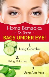 Great Homemade Ideas to Remove Bags Under the Eye