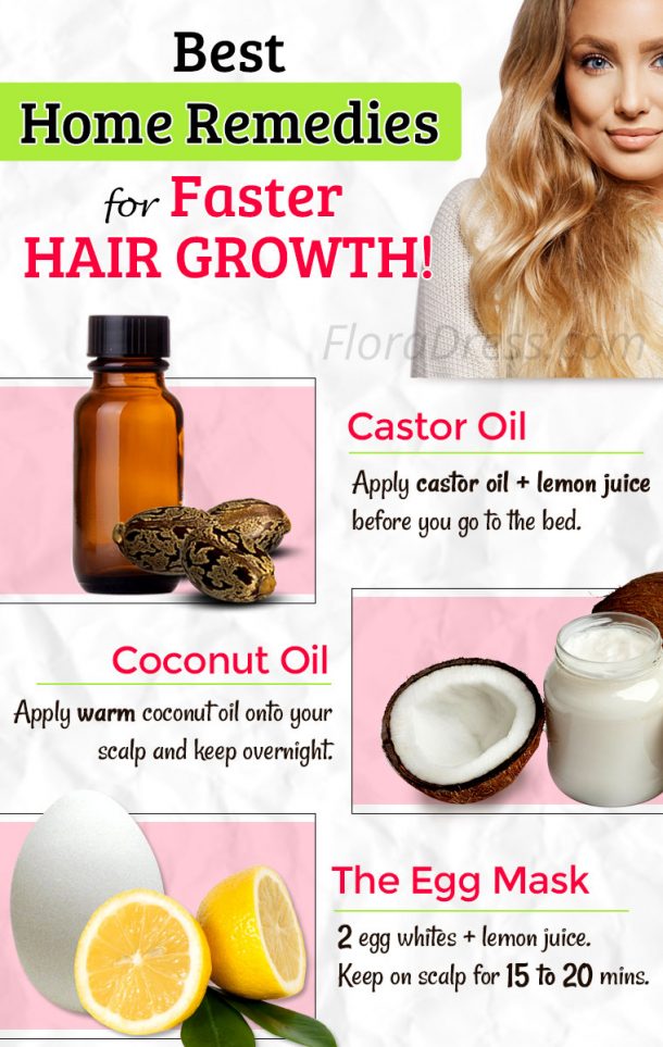Best Home Remedies for Faster Hair Growth! - Tips and Tricks that ...