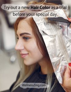 Try a New Hair Color Before Your Wedding Day