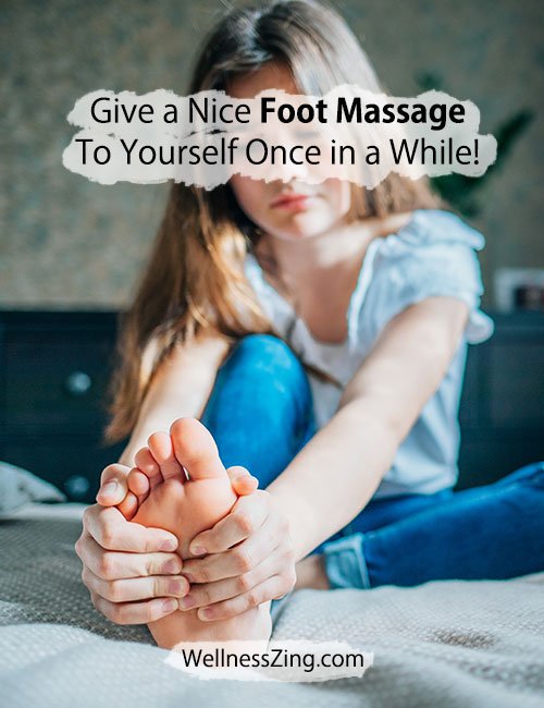 Give Foot Massage to Yourself