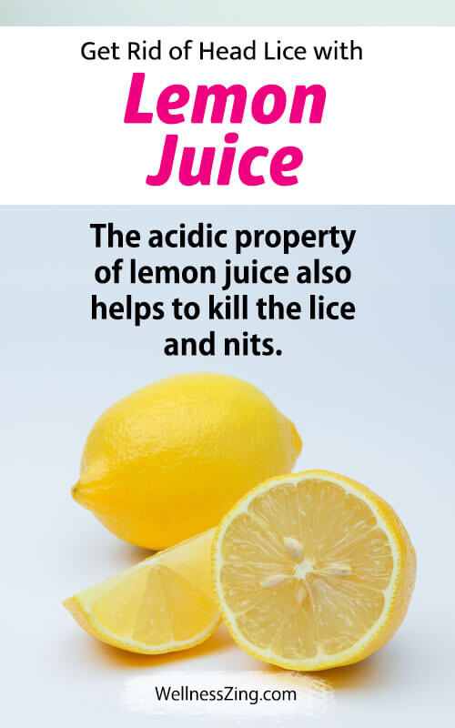 Lemon Juice for Head Lice Removal
