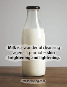 Milk Promotes Skin Brightening and Lightening