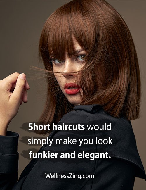 Short Haircuts Make you Look Beautiful, Elegant and Smart