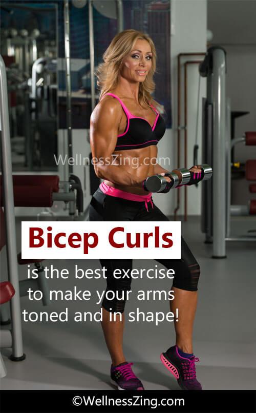 Bicep Curls Exercise for Toned Arms