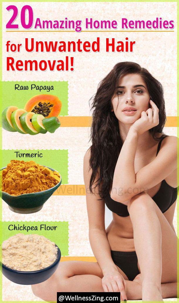 20 Amazing Home Remedies for Unwanted Hair Removal
