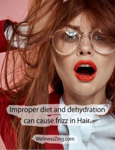 Dehydration is the Cause of Frizzy Hair
