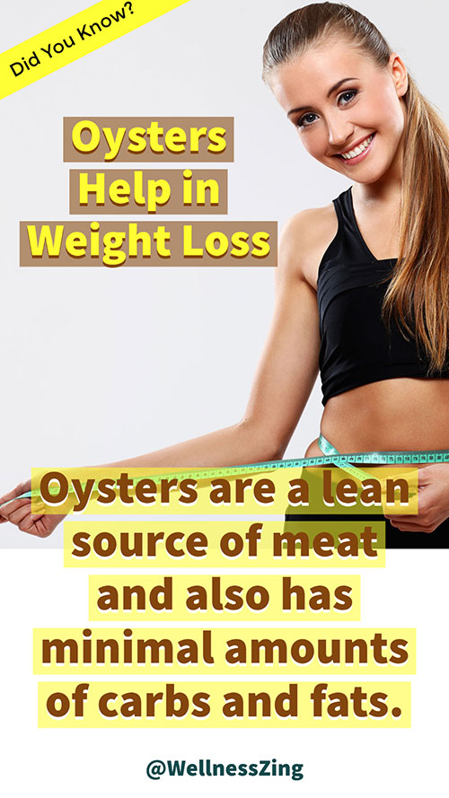 Oysters Help in Weight Loss