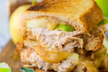 Apple Grilled Cheese with Turkey recipe