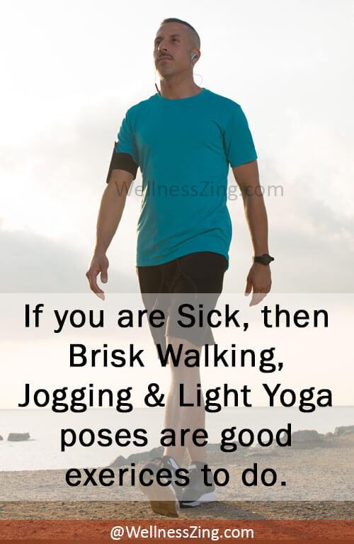 Exercises While You are Sick
