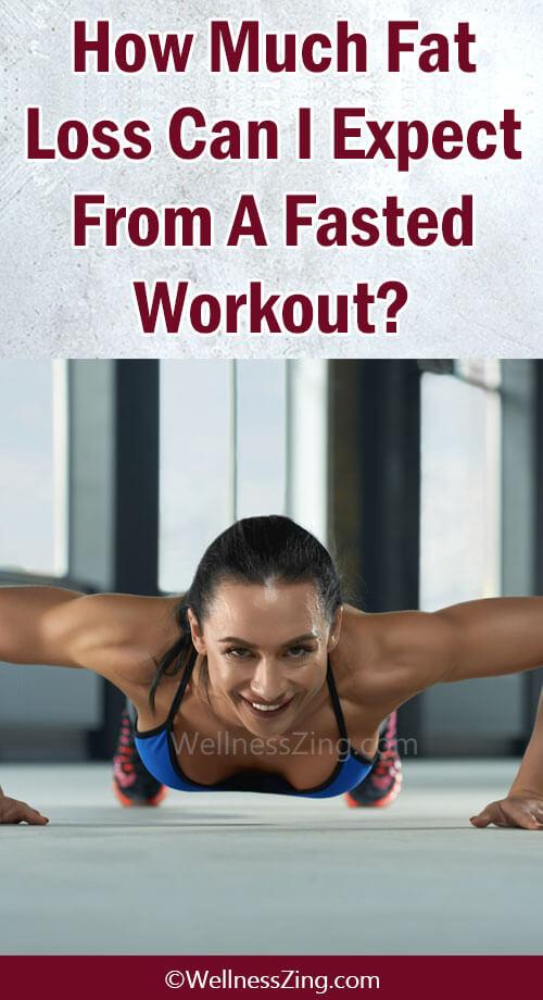 How much fat loss from fasted cardio workout?