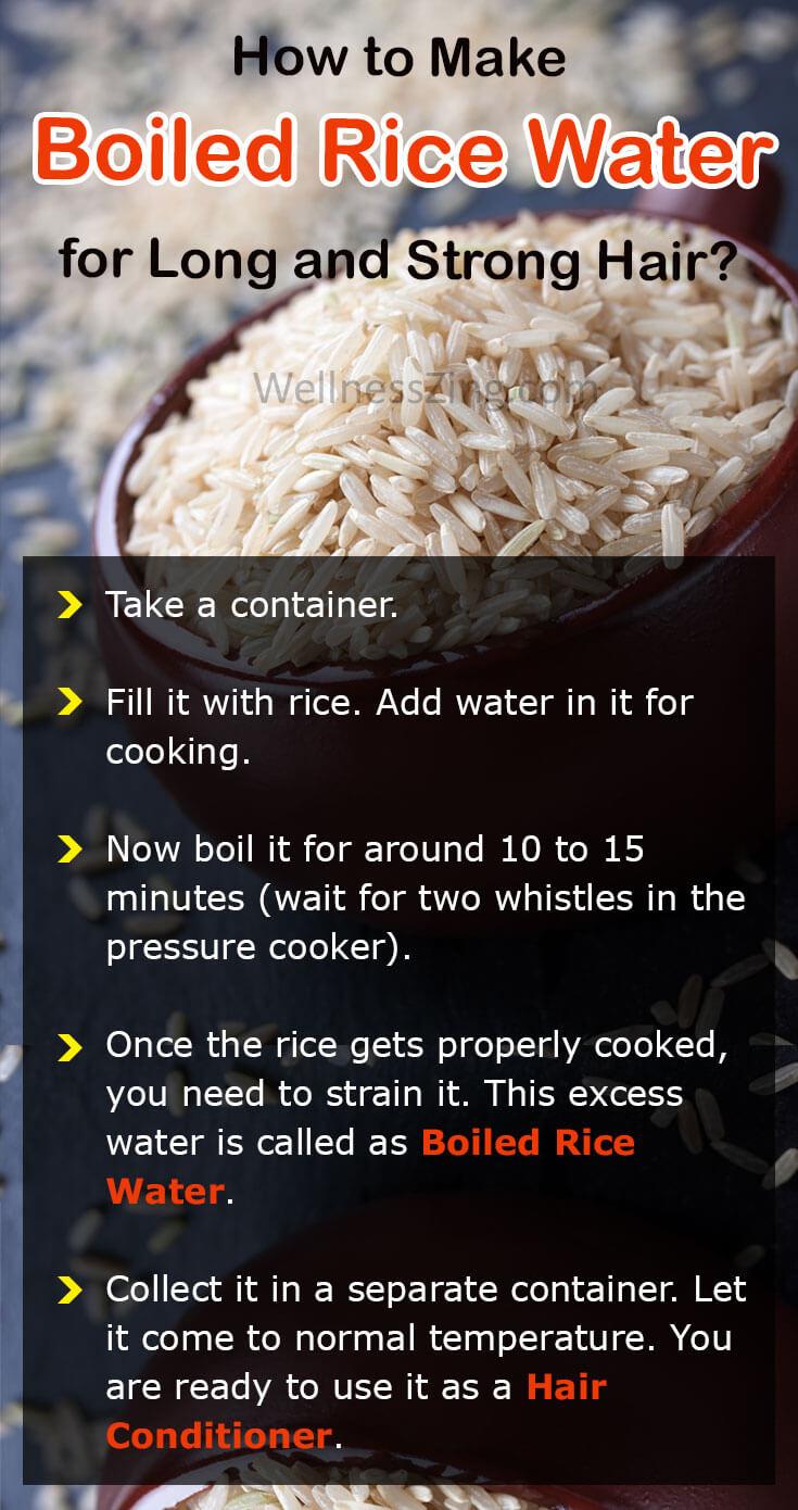 How to Make Boiled Rice Water for Hair Growth?