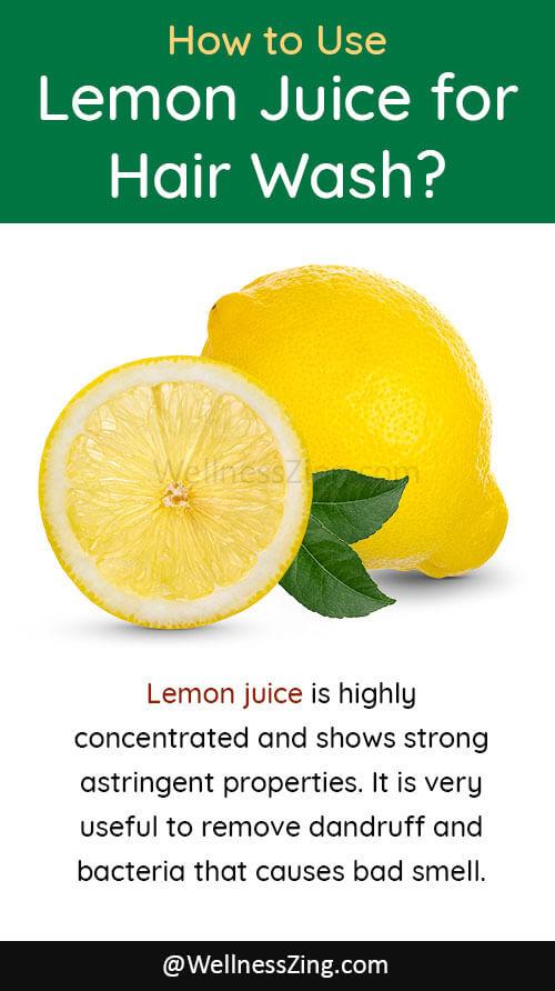 How to Use Lemon Juice for Hair Wash and Dandruff Removal