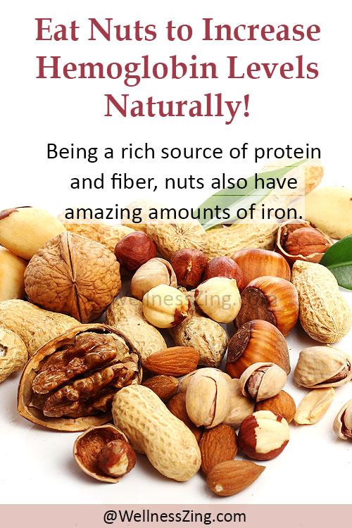 Eating Nuts to Increase Hemoglobin Levels Naturally