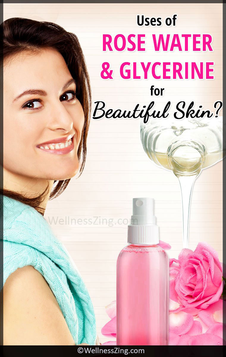 Rose Water and Glycerin to Enhance Beauty of Skin