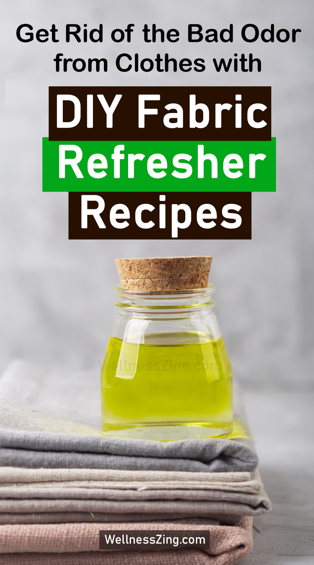 Remove Bad Odor from Clothes Using DIY Clothes Refresher